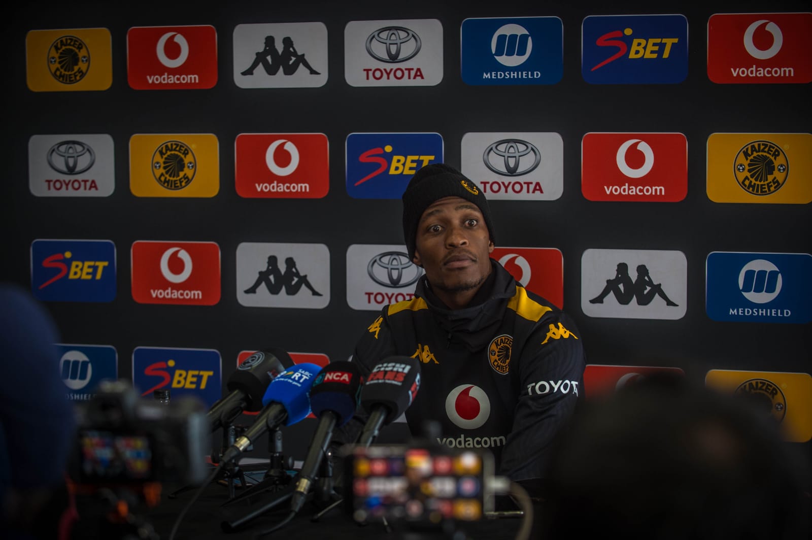 Chiefs Confirm Matlou Departure As Contract Expires 3 George Matlou at the press