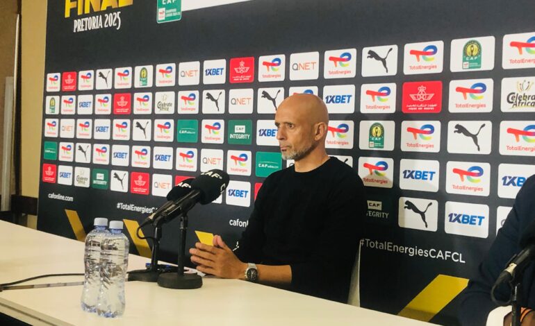 Miguel Cardoso against Pyramids