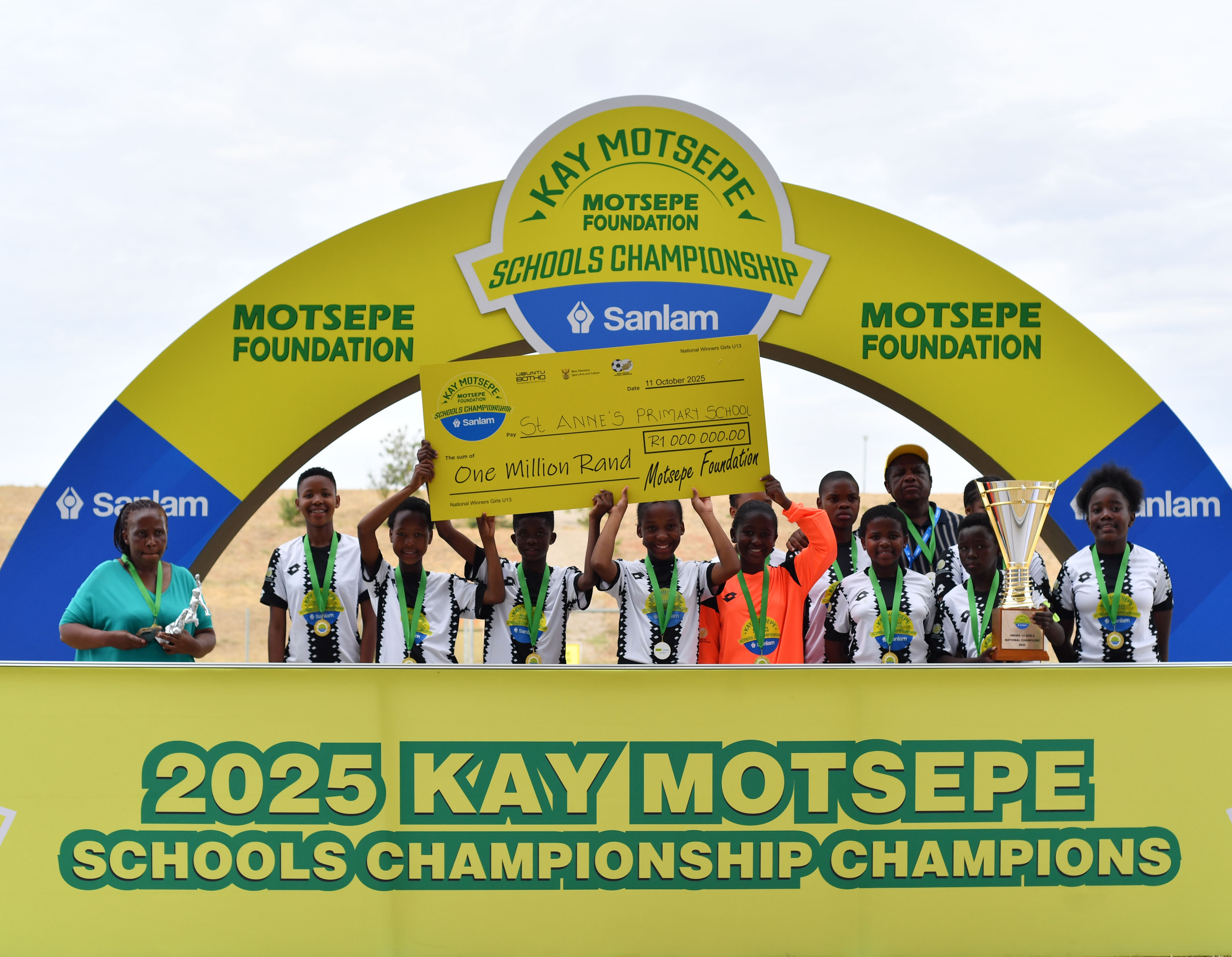 2025 Kay Motsepe Schools Championship Champions Under 13 Girls ST. Anne Primary School