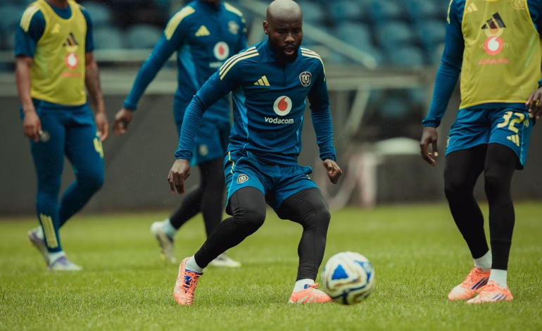 Makhehlene Makhaula at training ahead of Chippa match