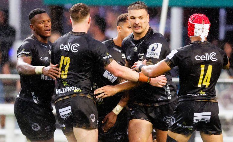 Andre Esterhuizen against Saracens