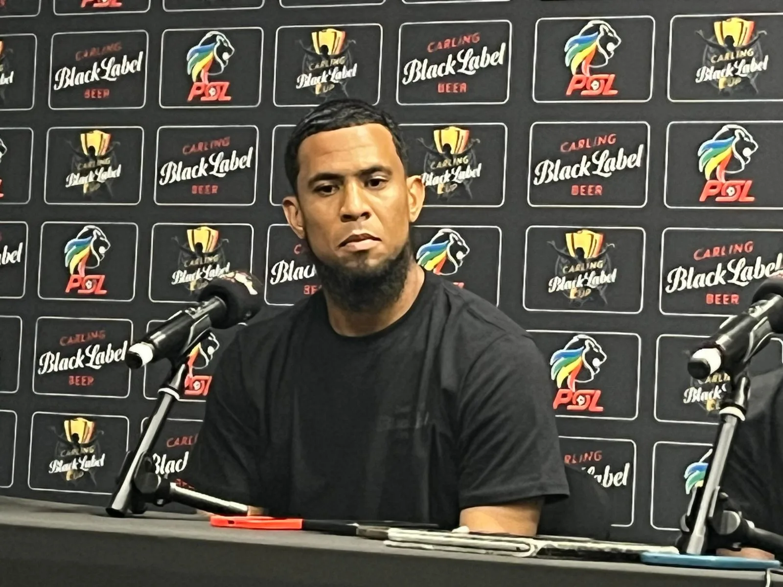 Brandon Petersen at Carling Cup training