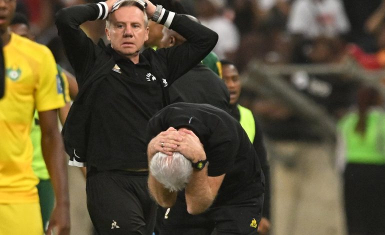 Broos Furious Over Mbokazi Missing Flight