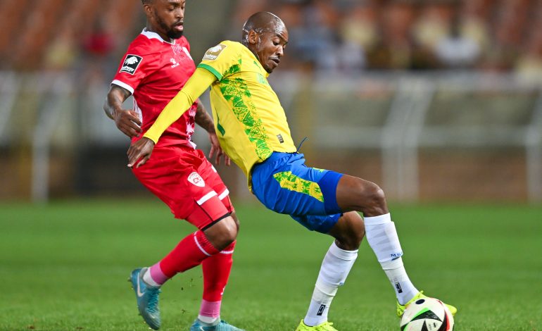 Thapelo Morena against Sekhukhune United on 27 January 2026
