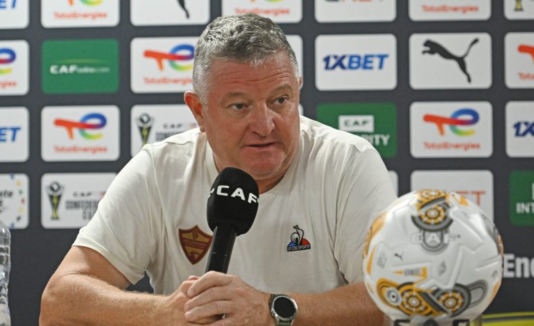 Football - CAF Confederation Cup 2025/26 - Stellenbosch FC Press Conference - Cape Town Stadium - South Africa
