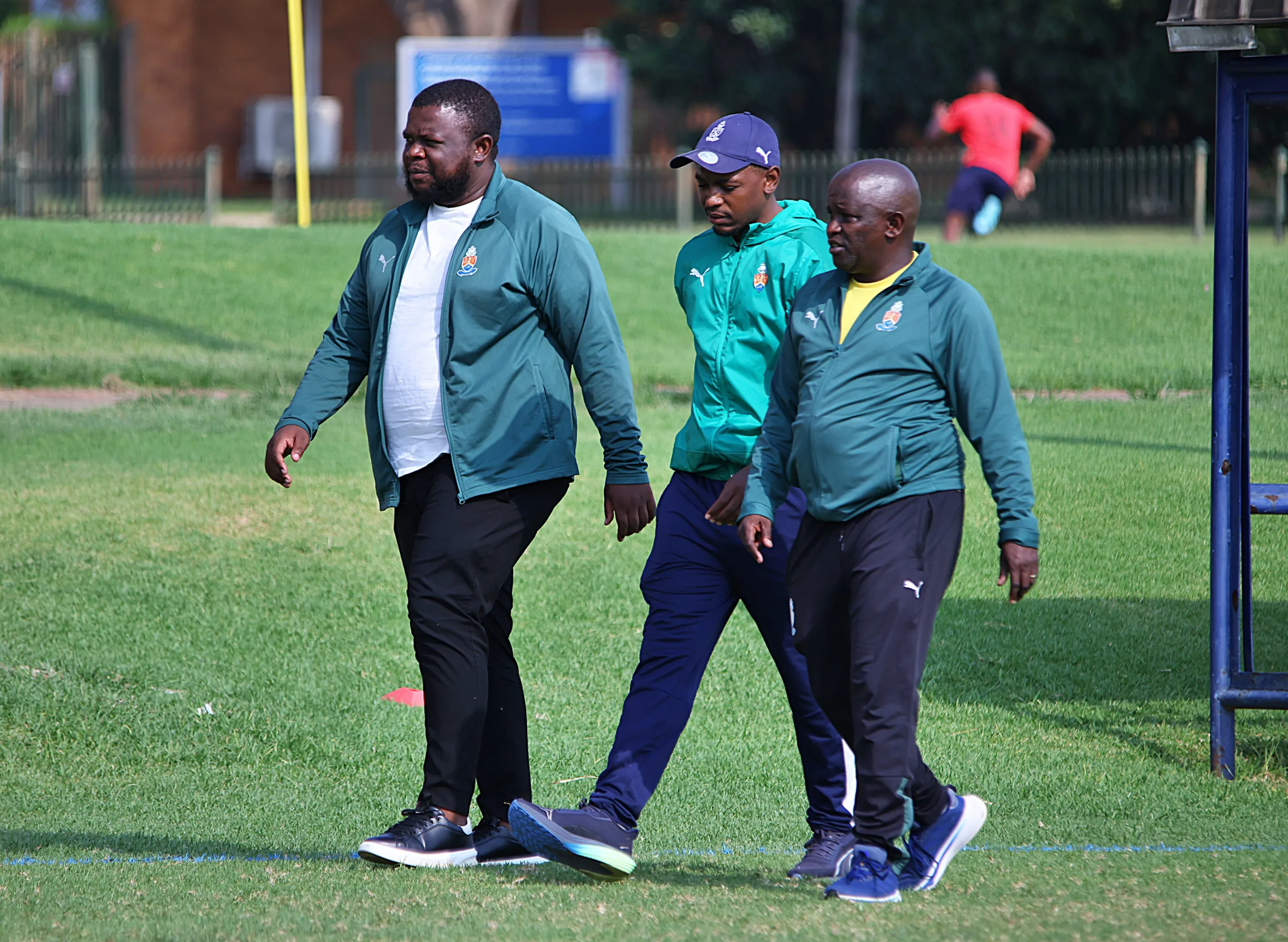 Kopo Confident AmaTuks Can Upset In Nedbank Cup 4 Kwanele Kopo walking at AmaTuks towards training