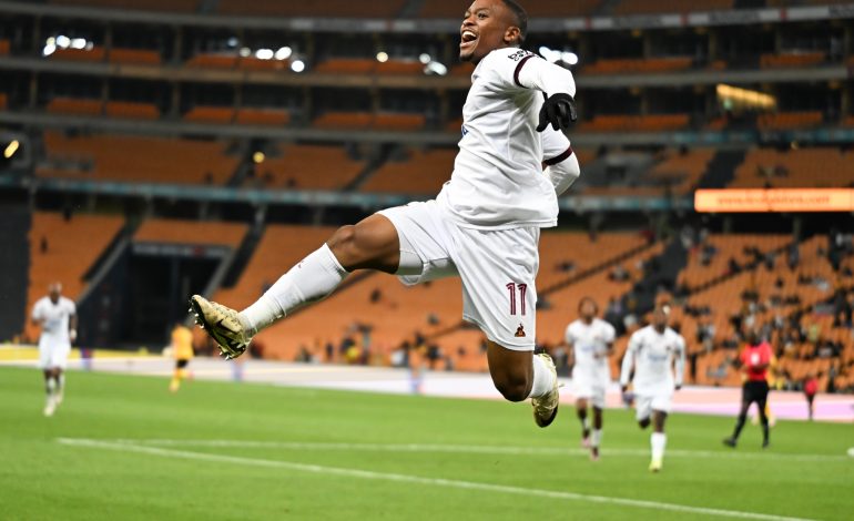 Chiefs Fall To Stellies In Home Defeat 1 Langelihle Phili celebrate against Chiefs one