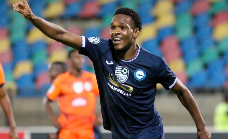 Zwane Targets Mahala Threat Ahead Of Bay Nedbank Cup Clash 1 Lundi Mahala celebrate against Siwelele in the Nedbank Cup