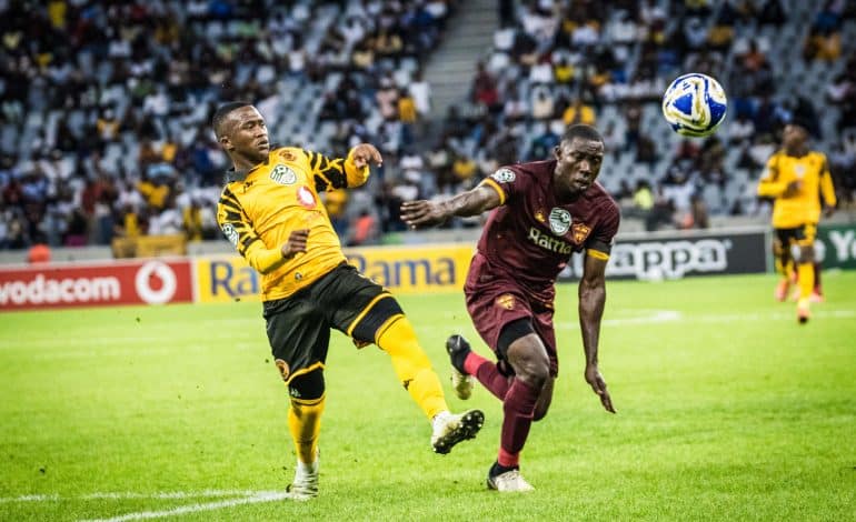 Mdu Shabalala against Stellenbosch in the Nedbank Cup round of 32