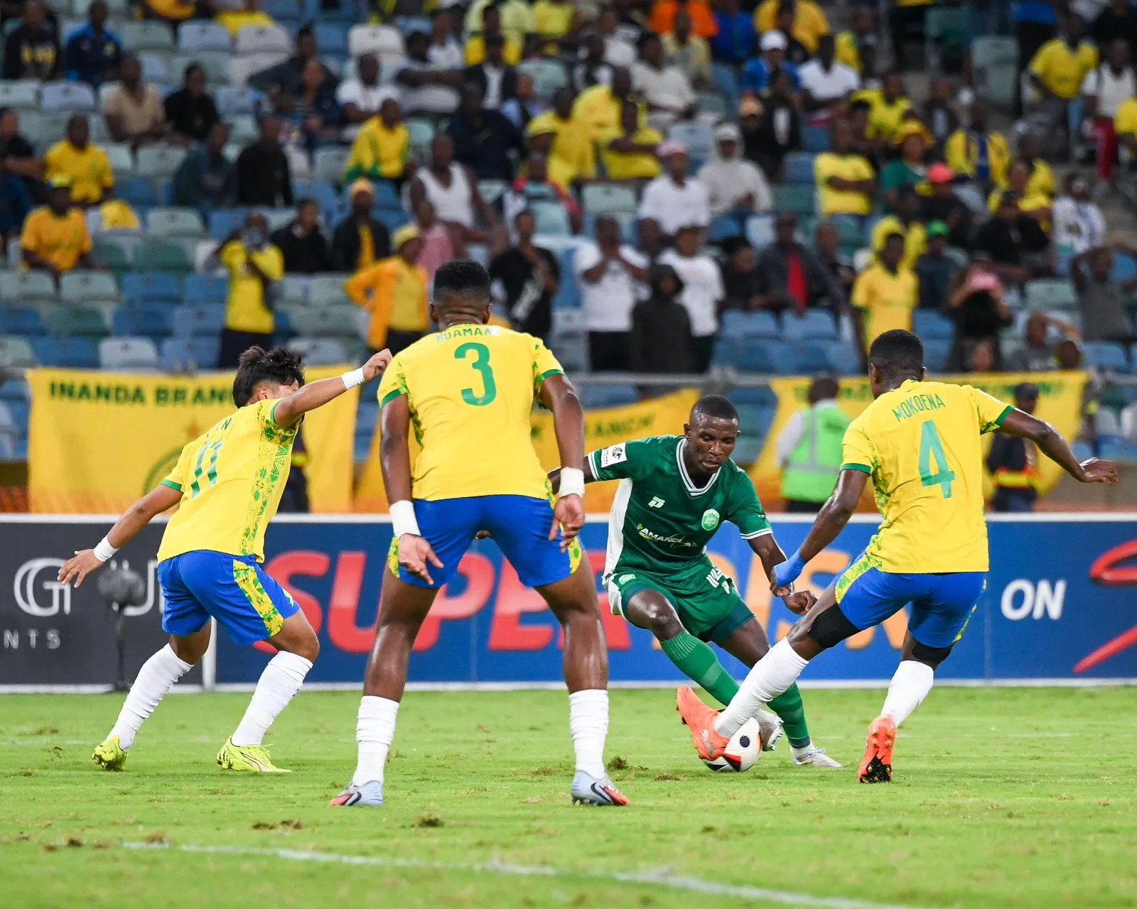 Nkosikhona Radebe against Sundowns