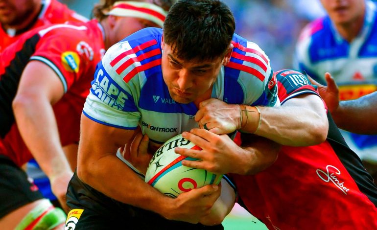 Paul de Villiers powering against Lions