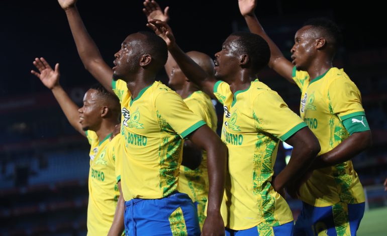 Cardoso: No Issues With Ntsabeleng 2 Peter Shalulile and Katlego Ntsabeleng against Gomora United