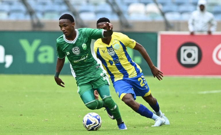 Athini Maqokolo against Casric Stars in the Nedbank Cup