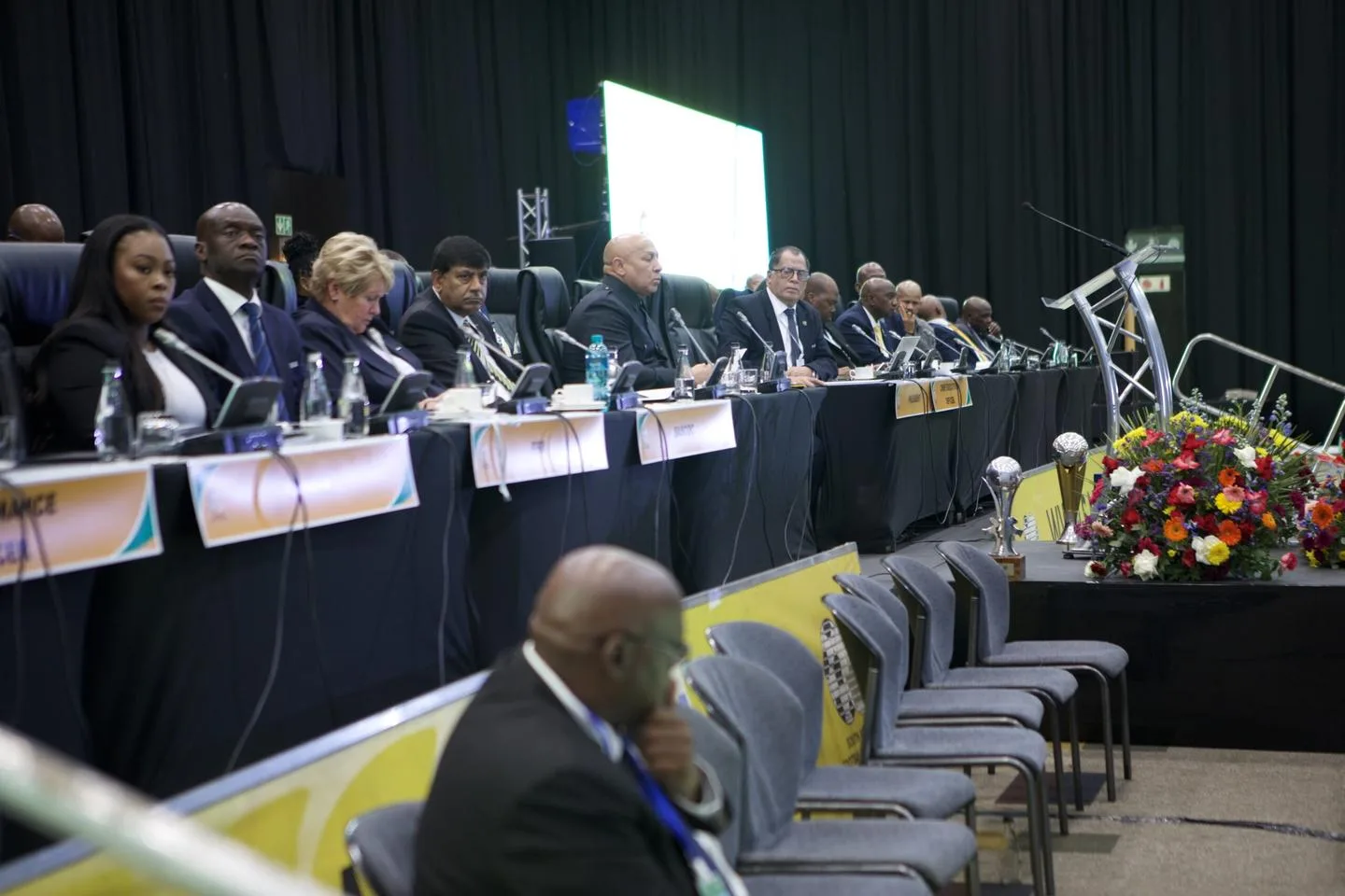 SAFA Technical Committee Meets To Decide Bafana Coach Ahead Of NEC Vote 3 Danny Jordaan at the Congress