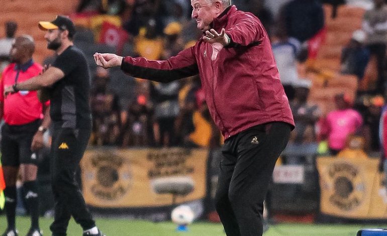 Gavin Hunt at Stellies against Chiefs