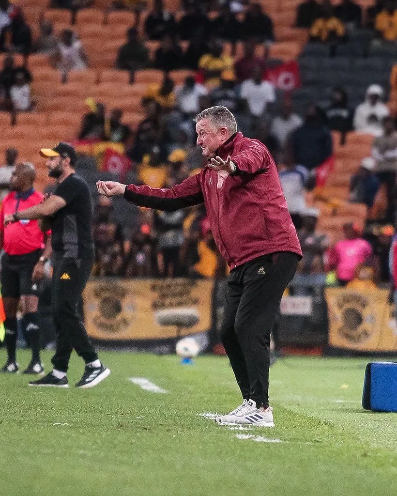 Gavin Hunt at Stellies against Chiefs