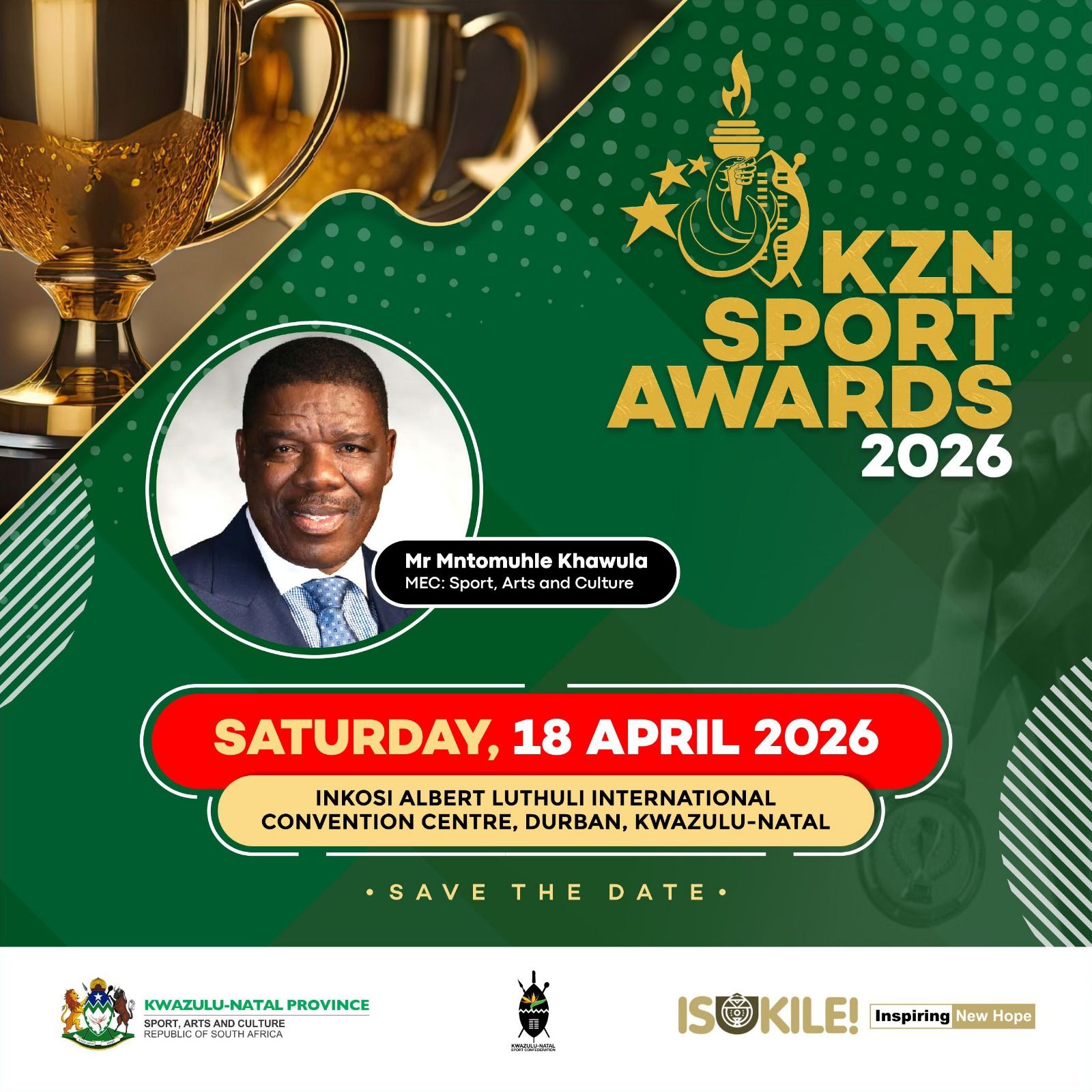 KZN’s Sporting Royalty Revealed: Maharaj And Mlaba Headline Star-Studded 2026 Award Finalists