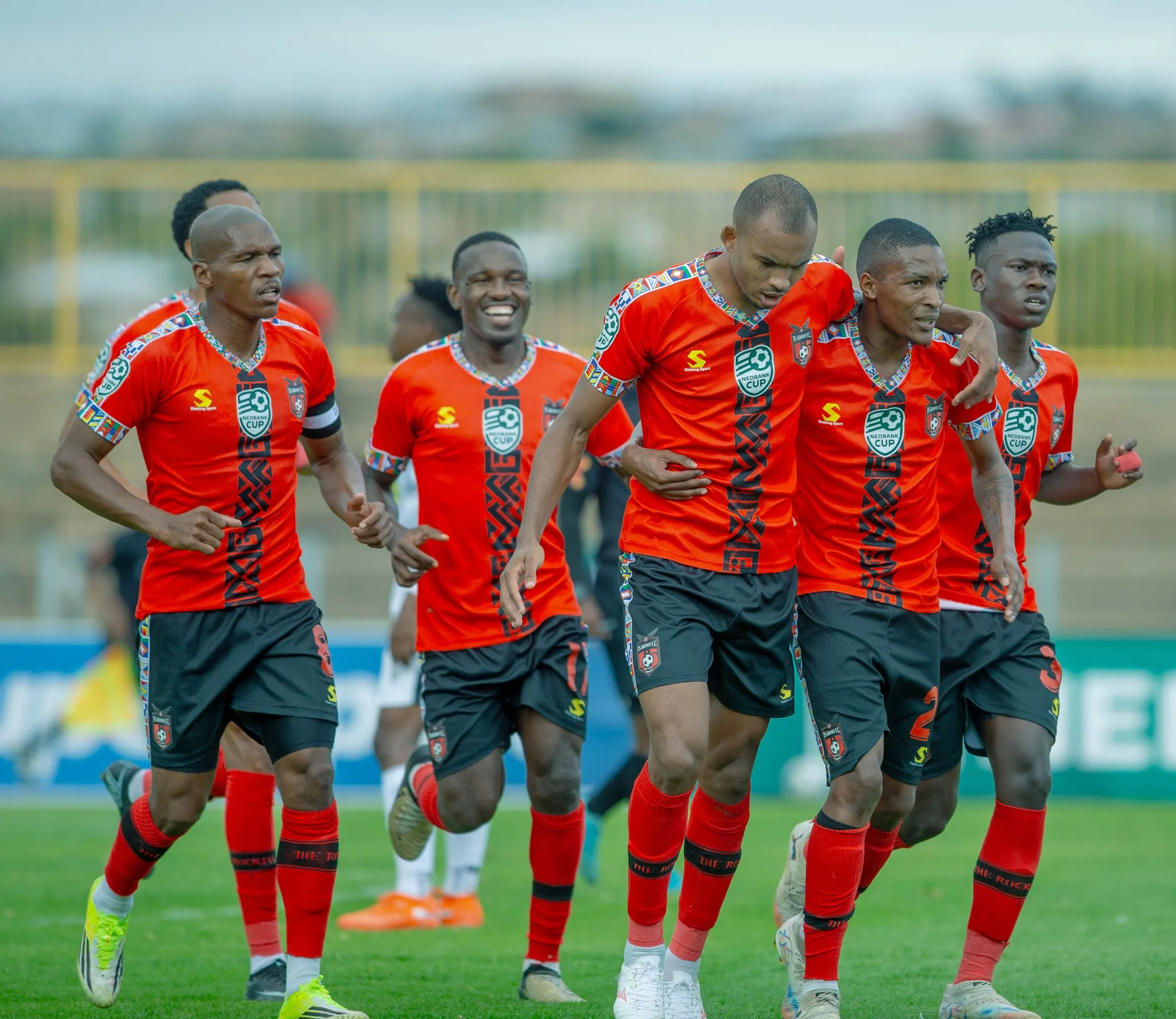 Mlungisi Mbunjana and rest of the team