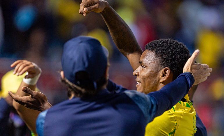 Brayan Leon celebrate against Chippa