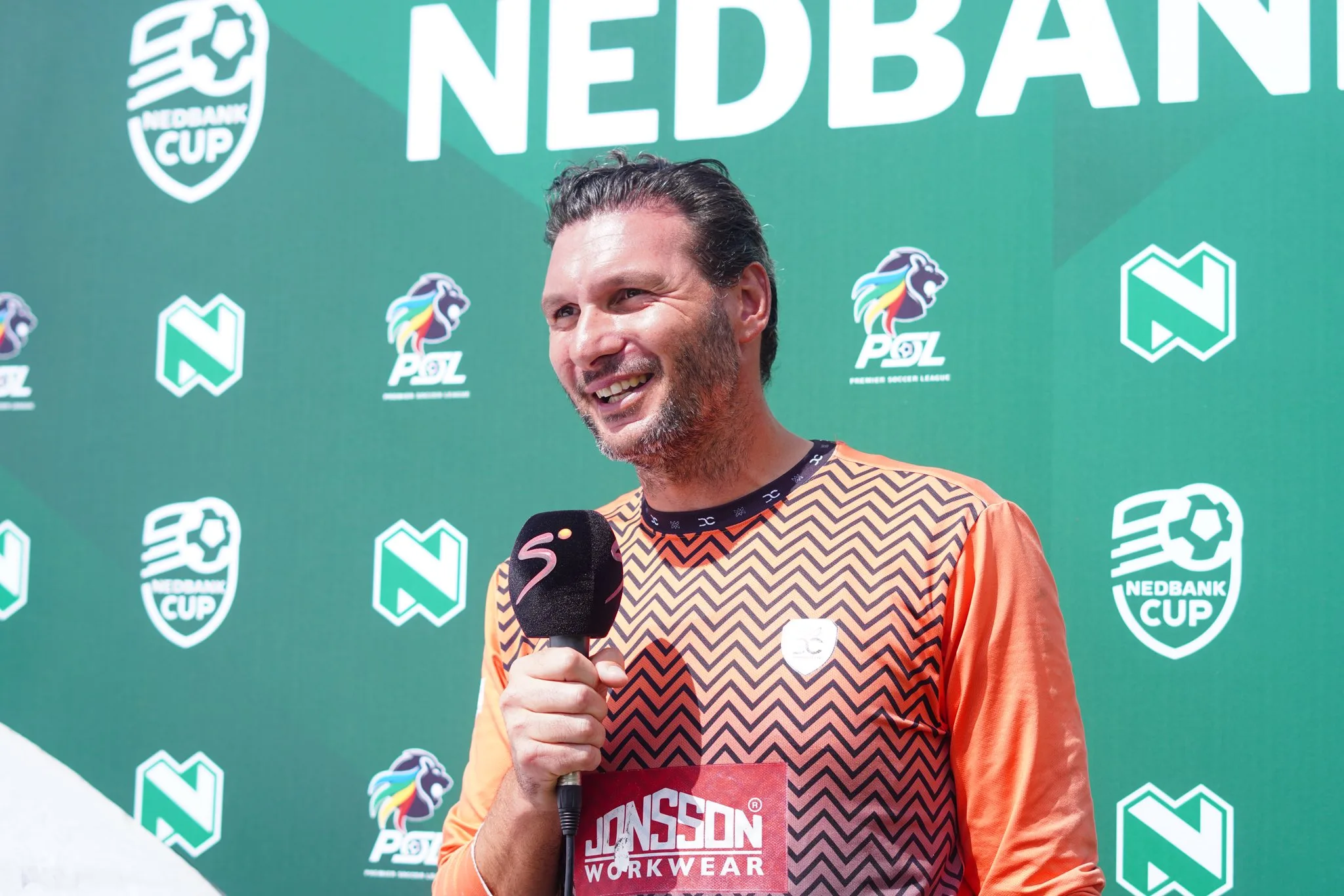 Darren Keet ahead of the Nedbank Cup semi-final against Casric Stars