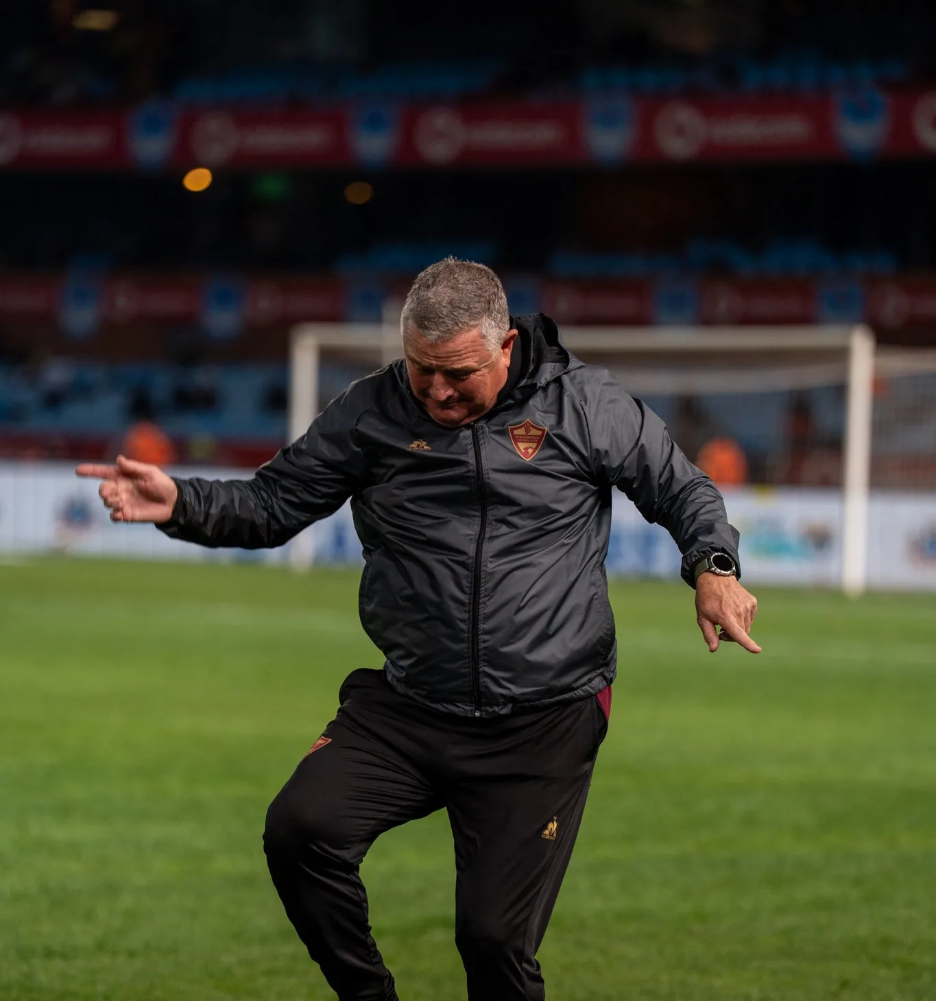 Gavin Hunt for Stellies against Sundowns