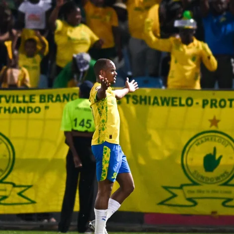 Iqraam Rayners celebrate against Chippa United