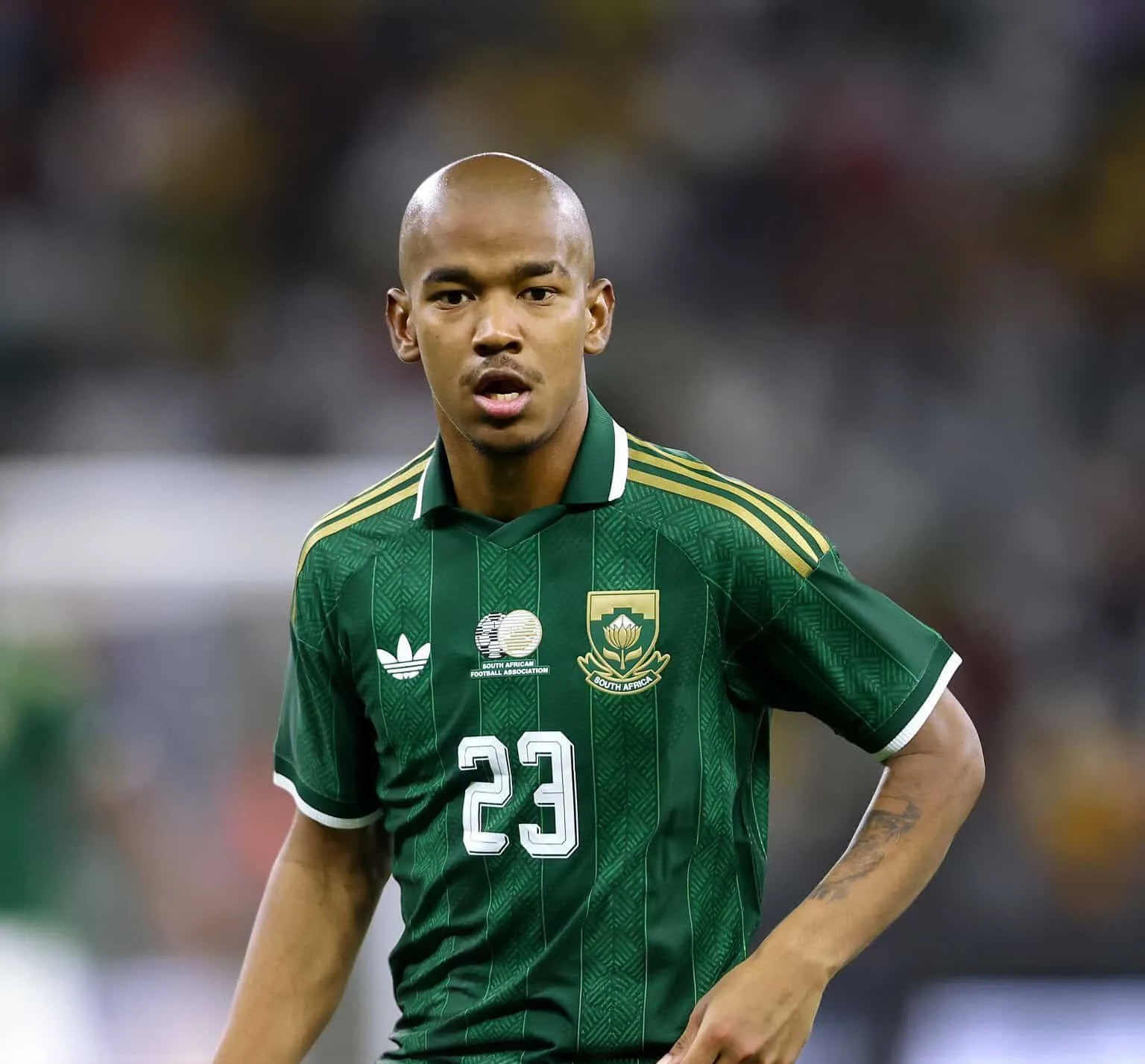 Jayden Adams against Panama in Cape Town