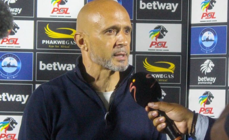 Miguel Cardoso after Richards Bay game one