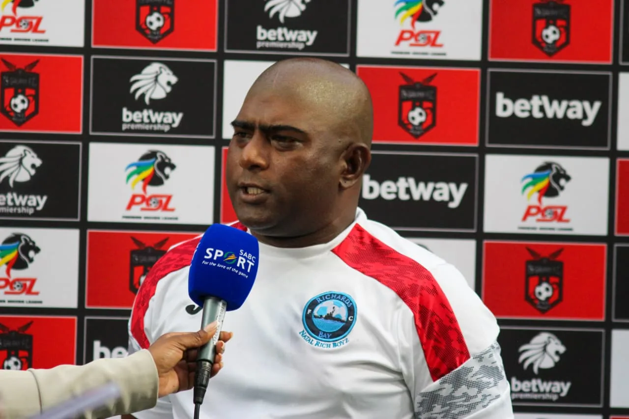 Ronnie Gabriel speaking on SABC Sport