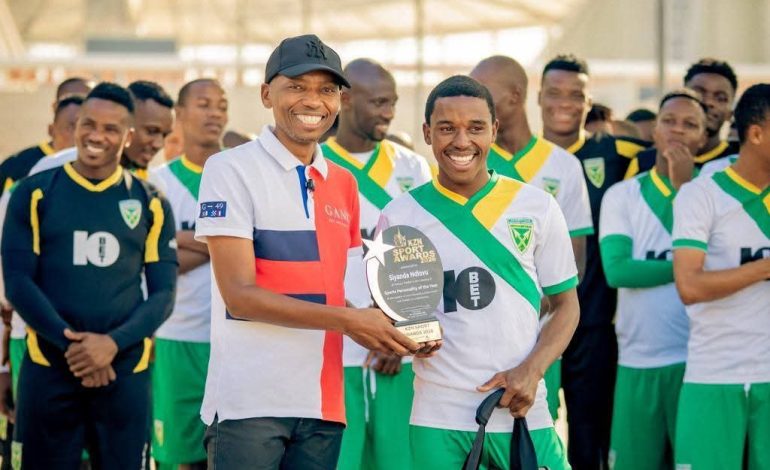 Siyanda Ndlovu with KZN Award nominee