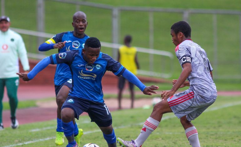 Title Race Heat Up: Sesipi Strike Fires Pirates Closer To Historic Diski Glory 1 Wandile Ngema against Pirates in the DDC