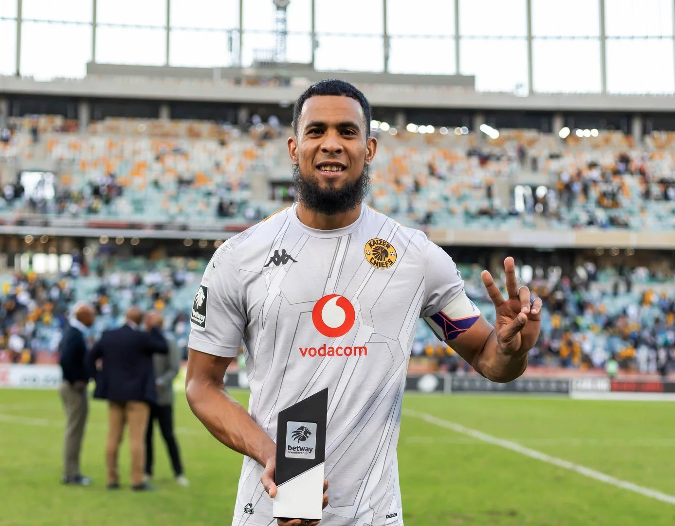 Brandon Petersen with man of the match against AmaZulu