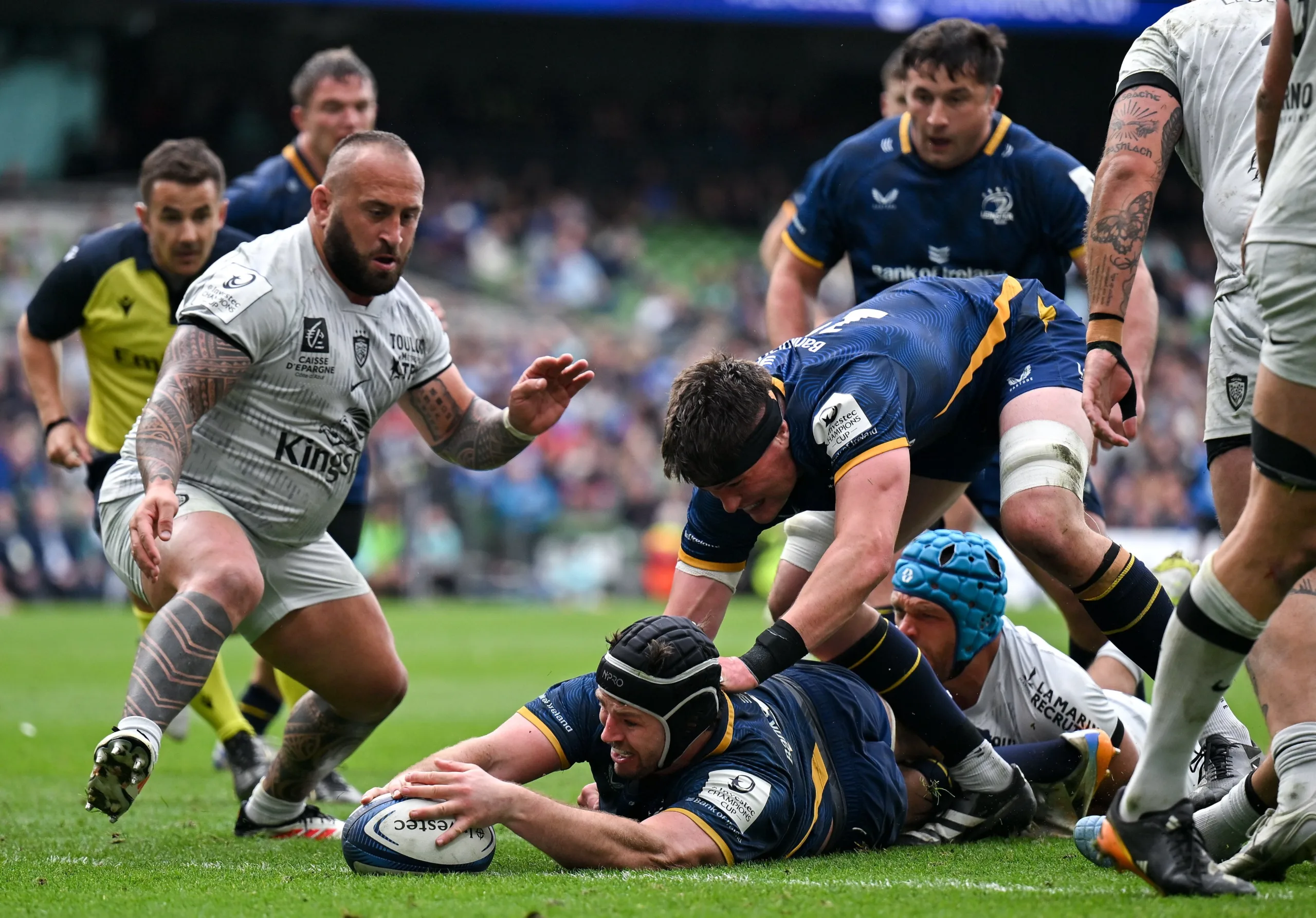 Caelan Doris in Leinster action