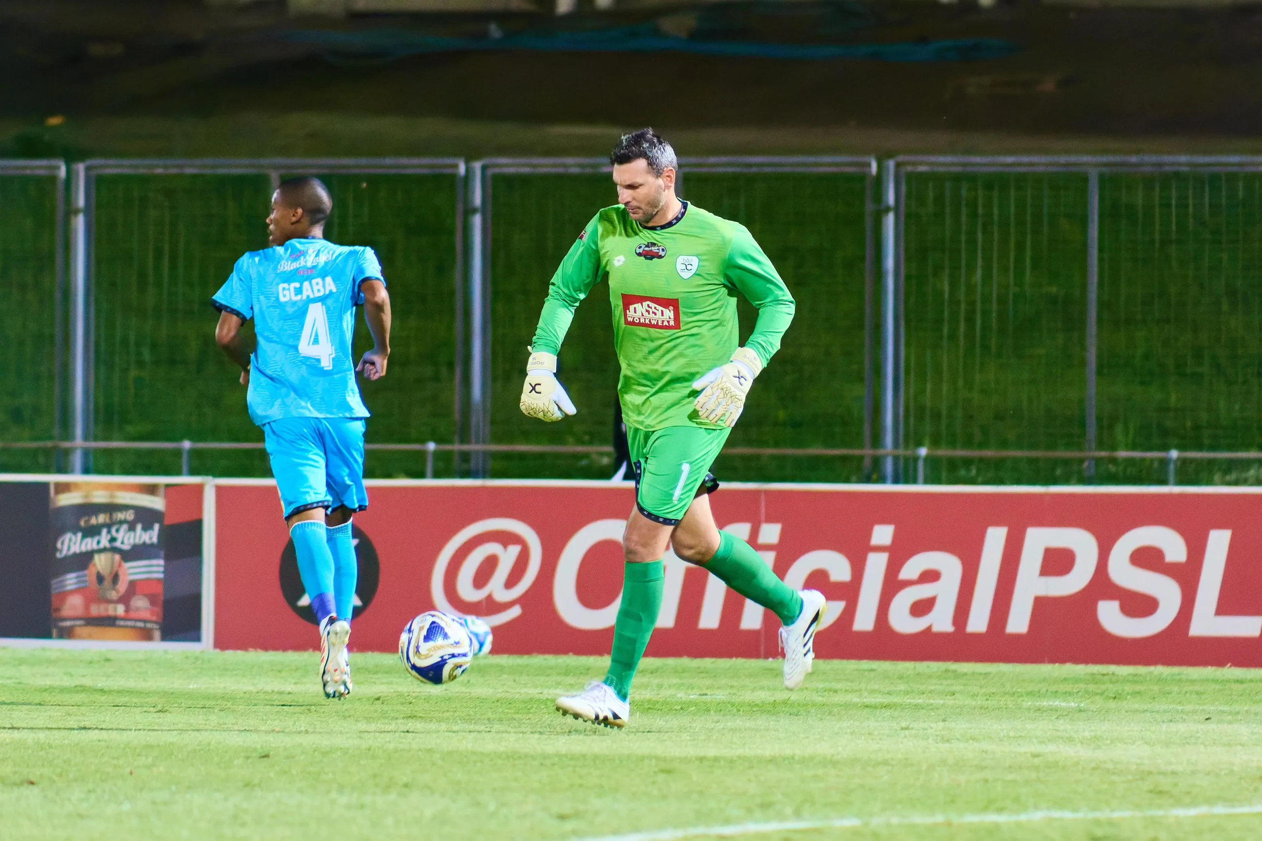 Fezile Gcaba and Darren Keet