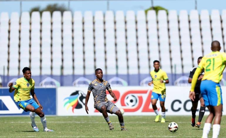 Gomolemo Kekana against Kaizer Chiefs