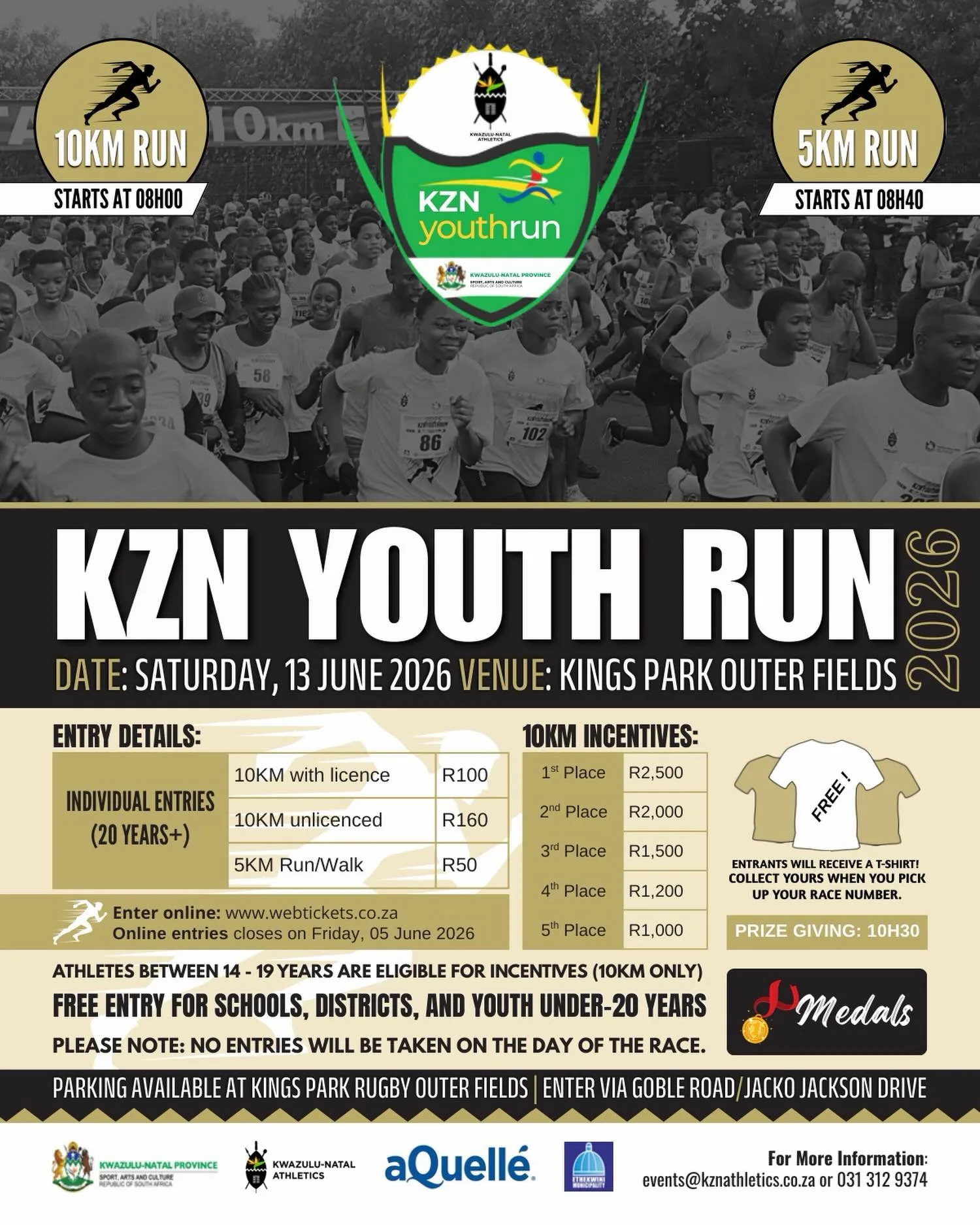 Why Durban's Kings Park Is The Place To Be This June For The KZN Youth Run 3 KZN Youth Run