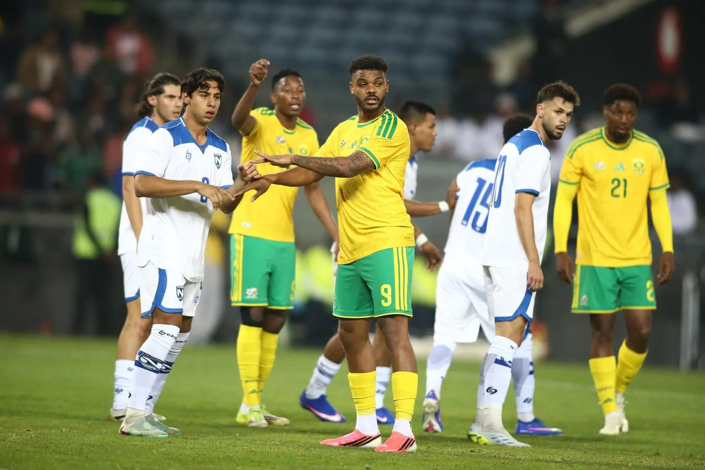 Broos Backs Struggling Foster After Penalty Heartbreak 5 Lyle foster against Nicaragua