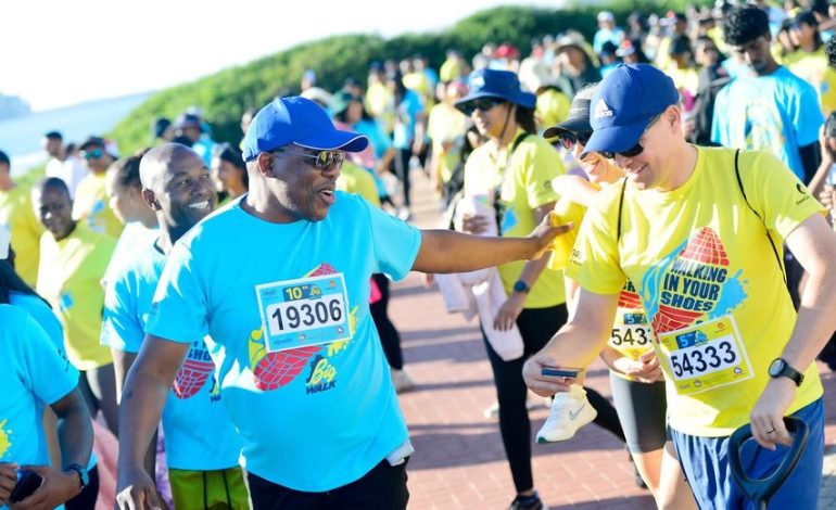 Mntomuhle Khamula during the Big Walk