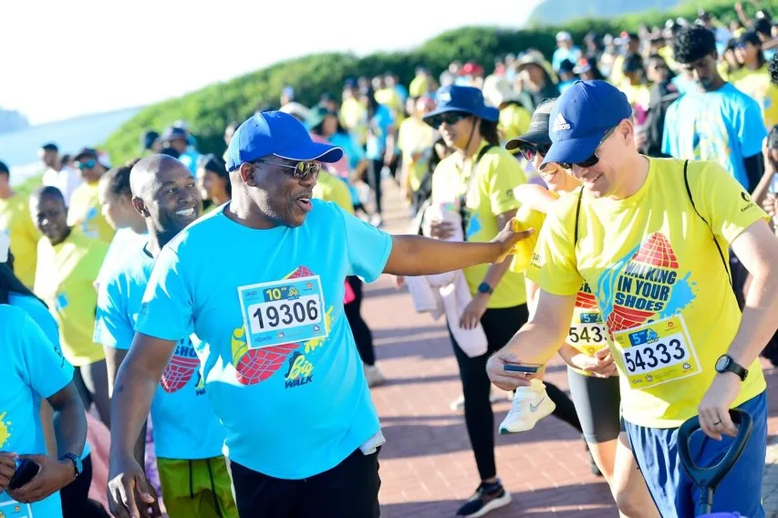 Mntomuhle Khamula during the Big Walk