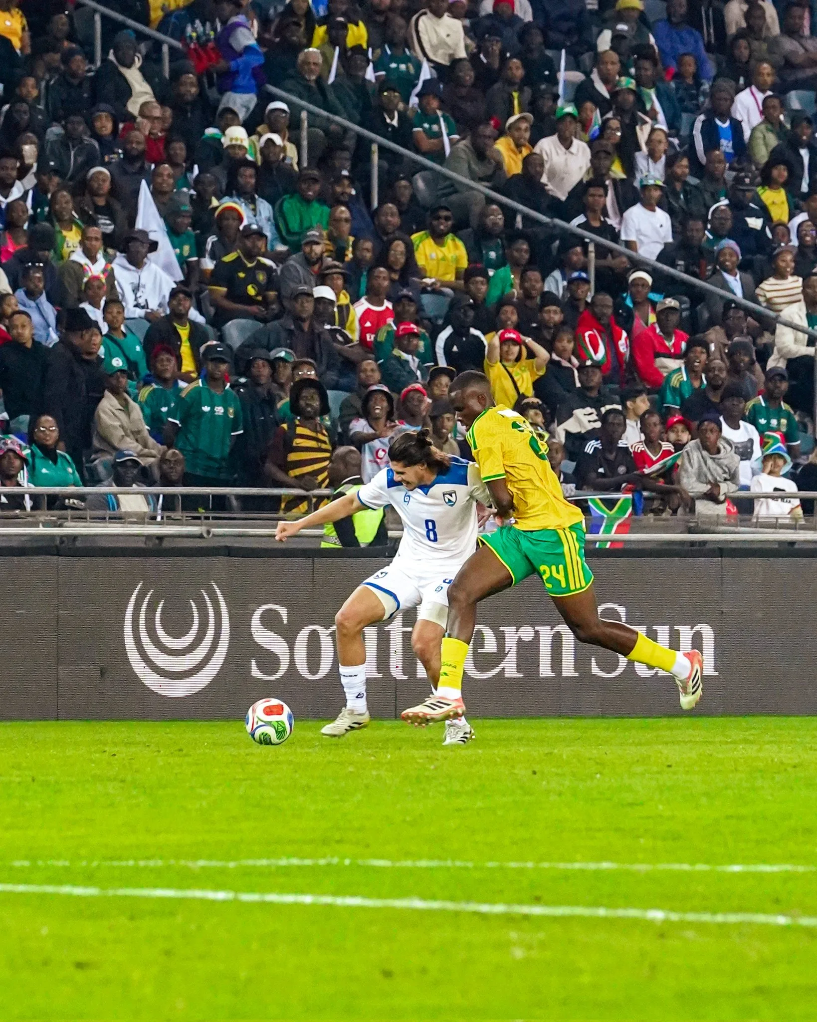 Olwethu Makhanya against Nicaragua