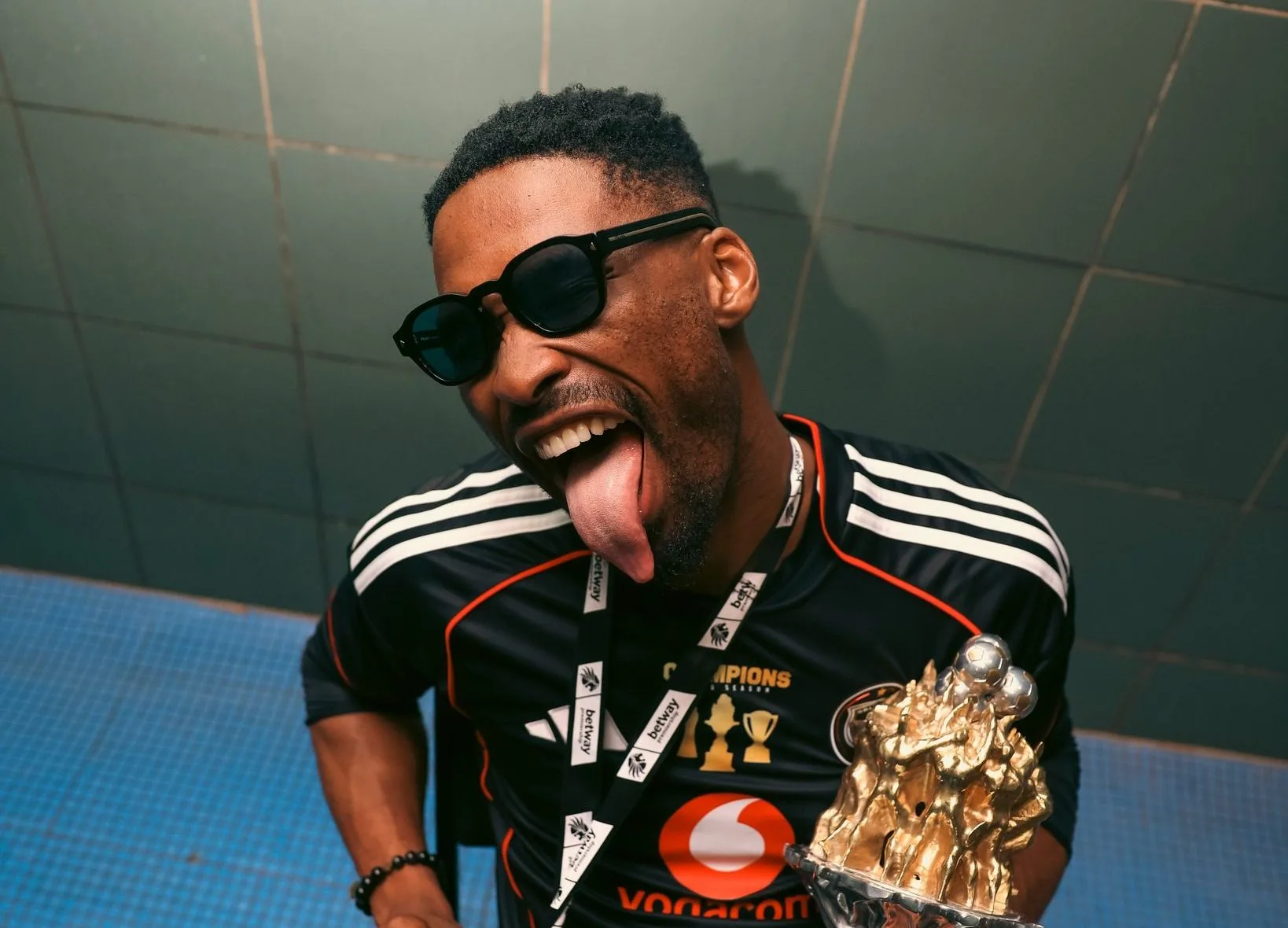 Chaine Rejects Comparisons With Pirates Legends 4 Sipho Chaine with the league title