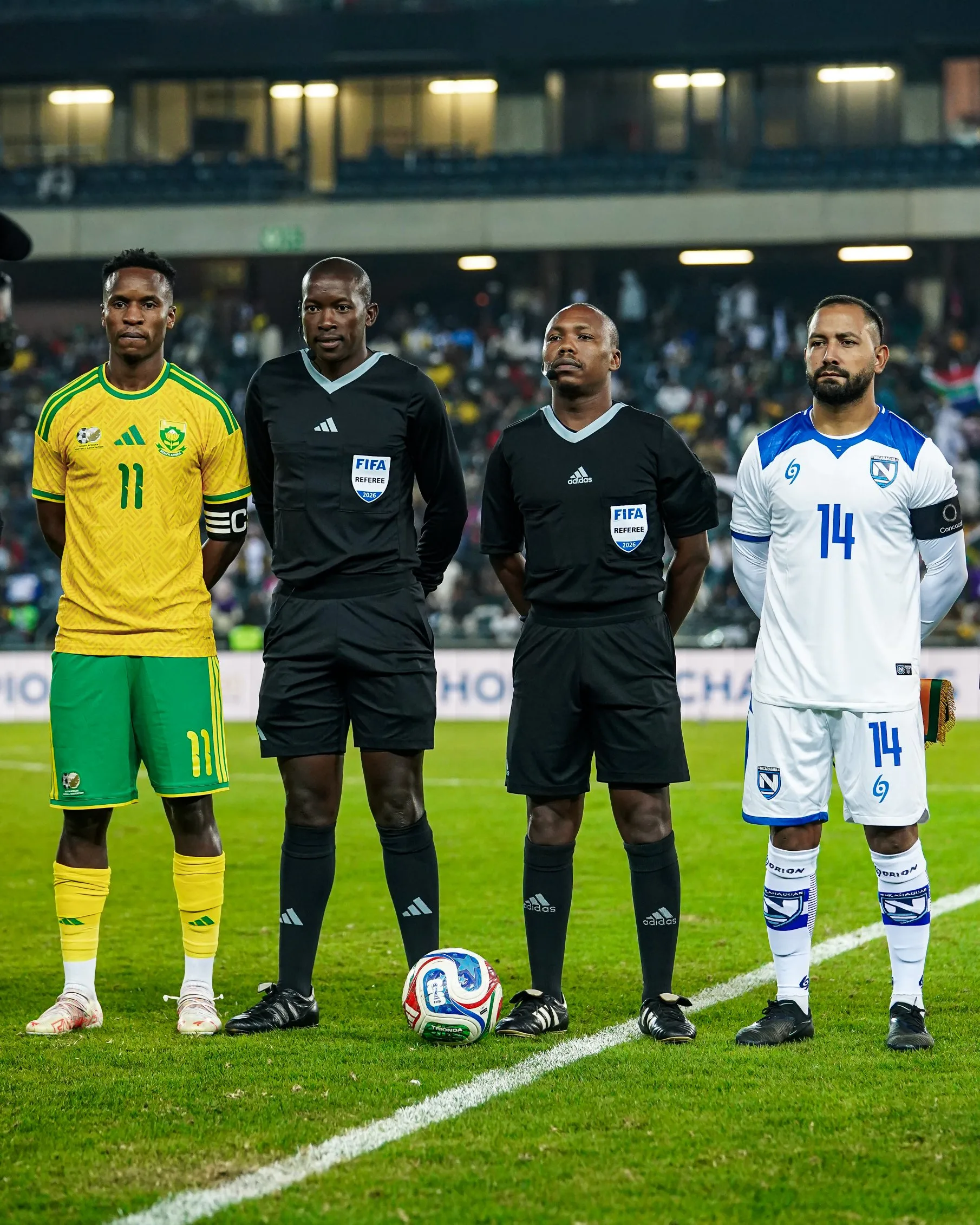 Themba Zwane against Nicaragua
