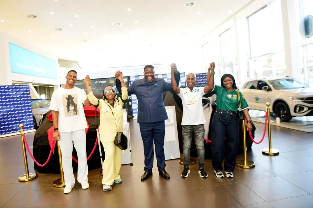 Mlaba And Nene Receive VW Polos As KZN Sport Stars Of The Year 2 Zakithi Nene and Mlaba handed cars one