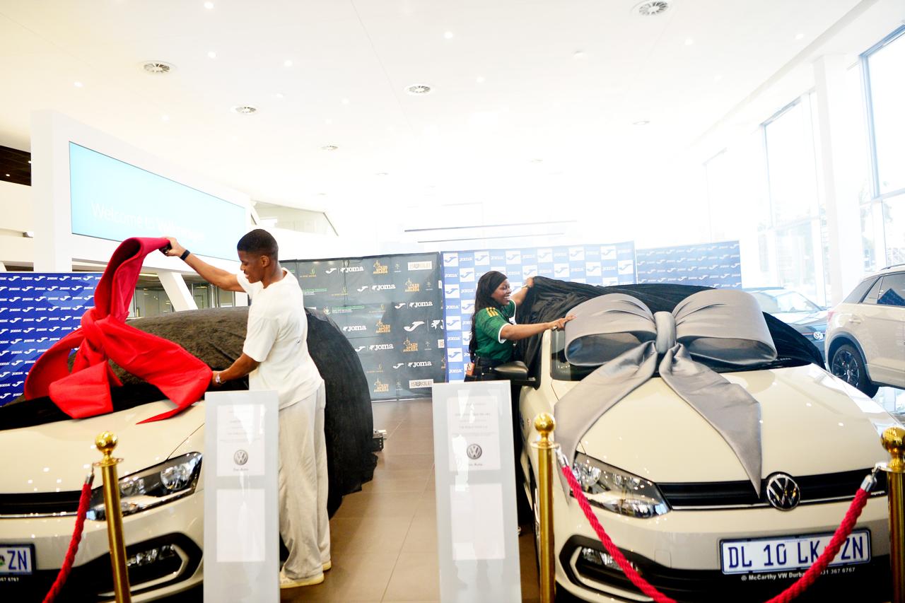 Mlaba And Nene Receive VW Polos As KZN Sport Stars Of The Year