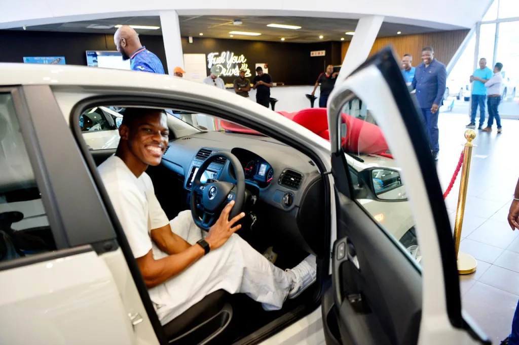 Mlaba And Nene Receive VW Polos As KZN Sport Stars Of The Year 1 Zakithi Nene handed cars