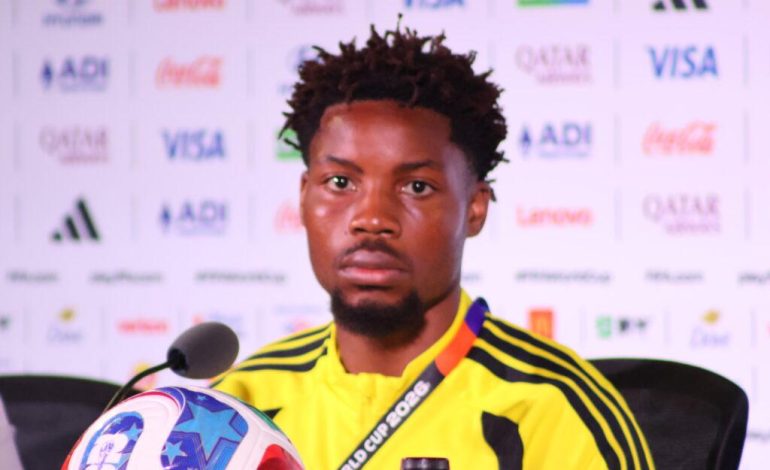 Ime Okon at the press conference