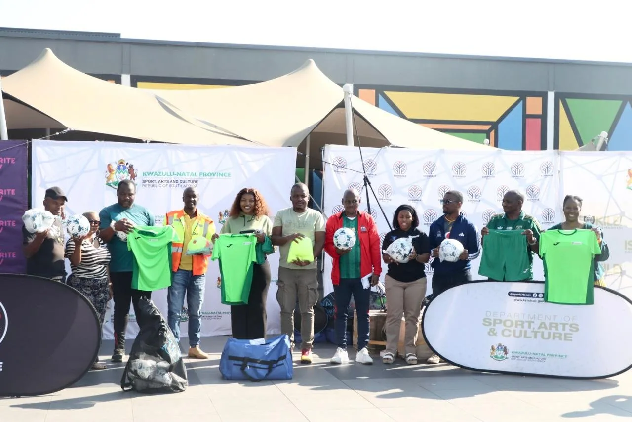 KZN Sports Hand Over Kits in Edendale