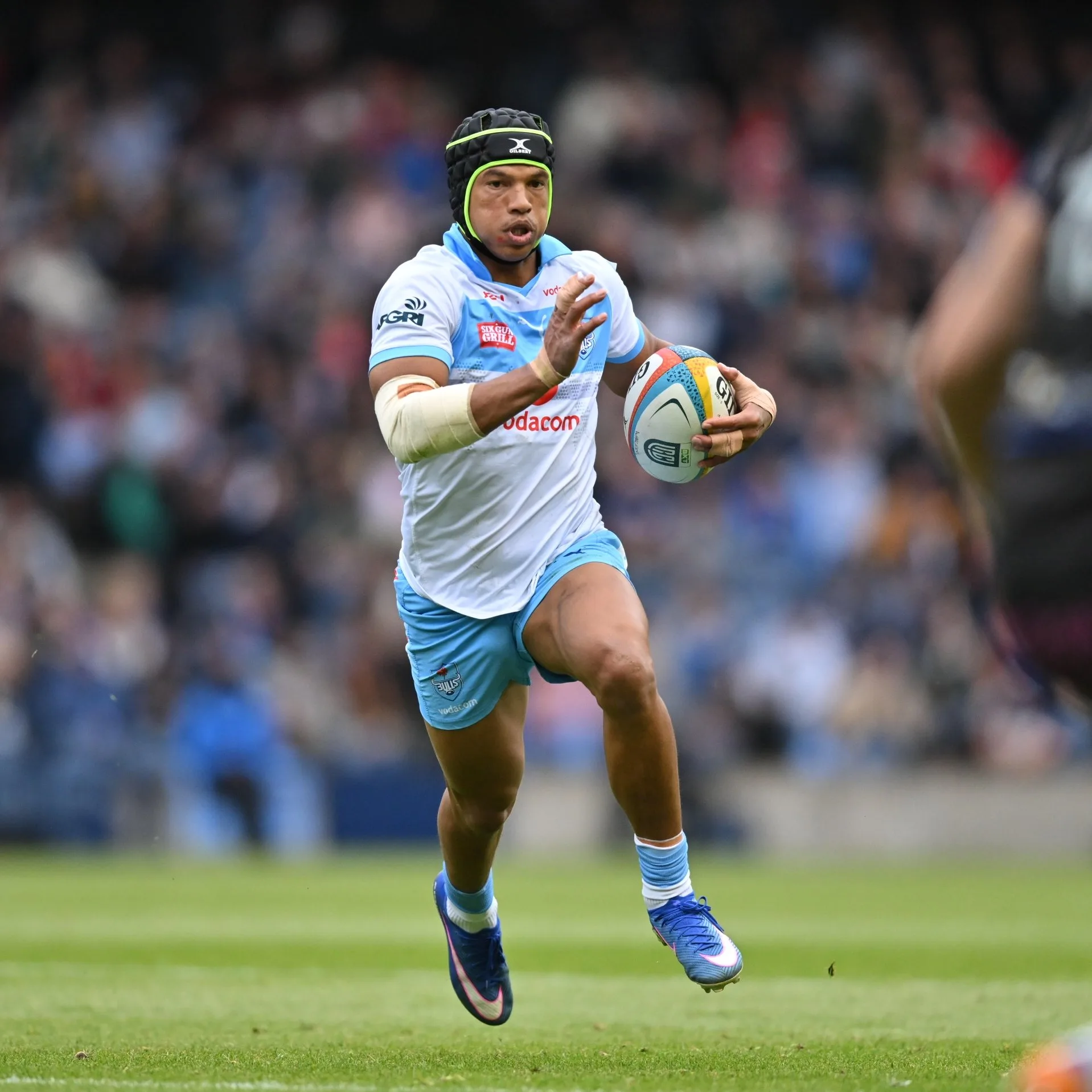 Bulls Mount Mighty Comeback At Murrayfield To Reach URC Final 3 Kurt Lee Arendse against Glasgow Warriors