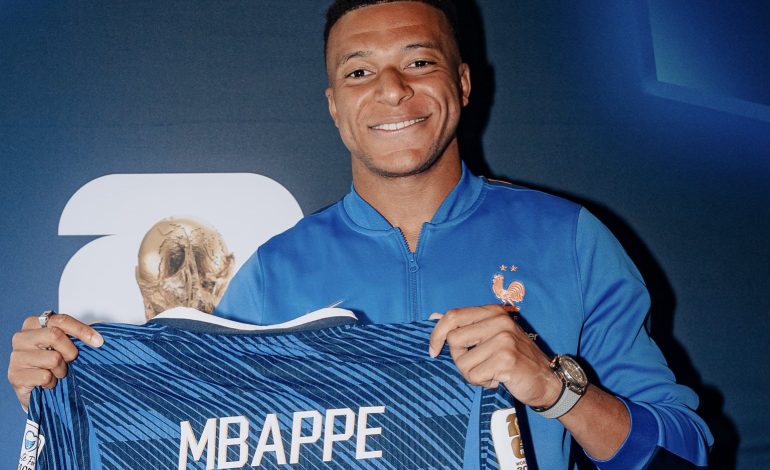 Mbappé Names 2022 Bafana Strike Among Top 3 Favorites After Breaking France Goal Record