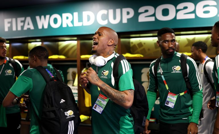 13 Players Out! Goss Headed Back To Parent Club 2 Ricardo Goss in Bafana dressing room